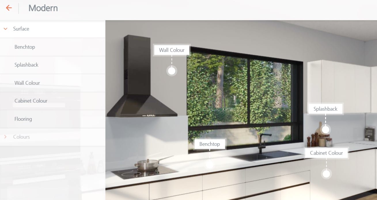 Virtual Kitchen Visualiser